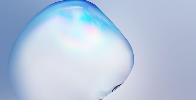 Bubble, gradient, Samsung Galaxy Note 10 wallpaper