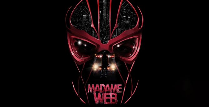 Madame Web, 2024 movie poster, dark wallpaper