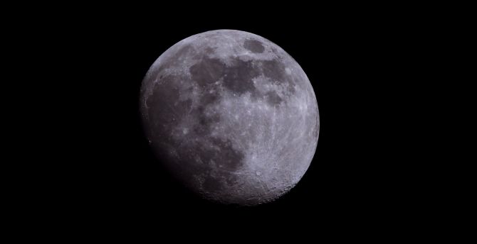 Moon, space, telescopic view wallpaper