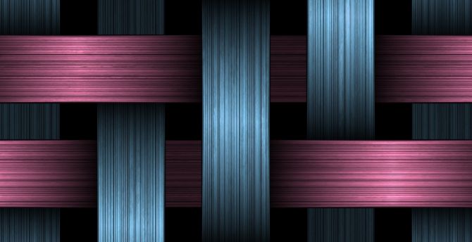 Purple-pink stripes, overlap, pattern wallpaper