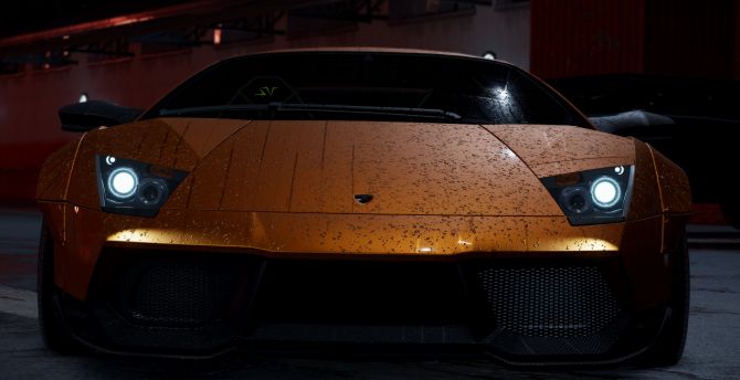 Need for speed, video game, Lamborghini, front wallpaper