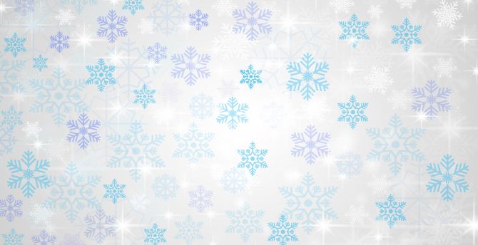 Abstract, design, pattern, snowflakes wallpaper