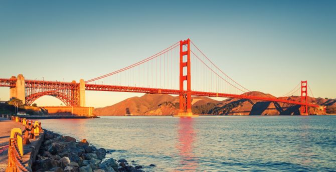 Bridge, architecture, Golden Gate Bridge, San Francisco wallpaper
