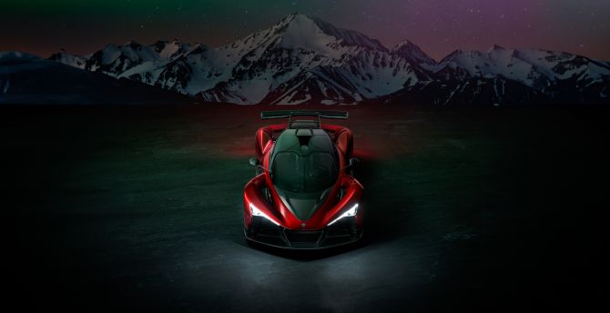 Off-road, Zenvo Aurora Agil prototype, red sports car wallpaper