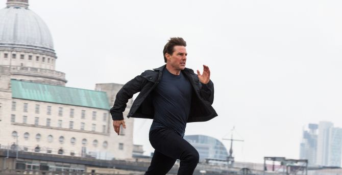 2018, Mission: Impossible – Fallout, Tom Cruise, run wallpaper