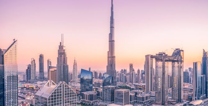 Dubai, urban town, buildings, cityscape wallpaper