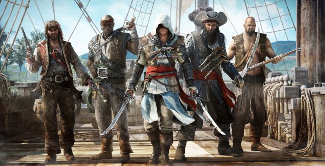 Assassin's Creed IV: Black Flag, warrior, pirates wallpaper