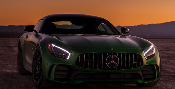 The Mercedes-AMG GT R, sports car, front wallpaper