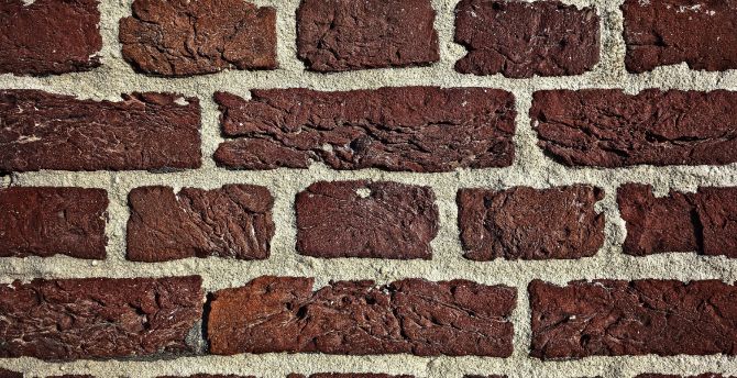 Texture, brown, brick wall, pattern wallpaper