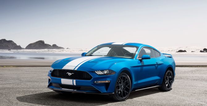 Ford Mustang EcoBoost Performance Pack 1, 2018 wallpaper