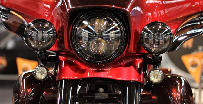Harley-Davidson, motorcycle, headlight wallpaper