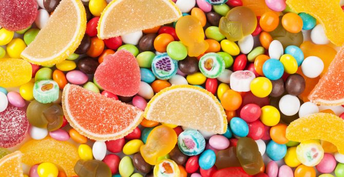 Colorful, candies, sweets wallpaper