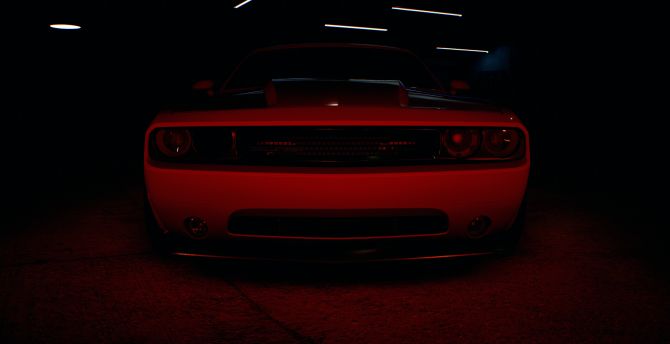 Headlight, dodge challenger, video game, Need for speed wallpaper