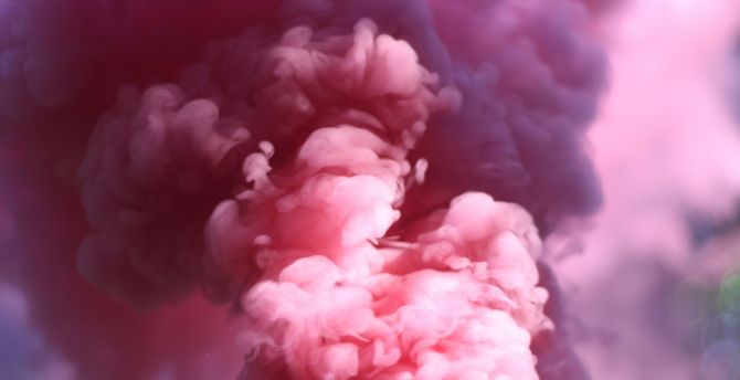 Smoke, pink, close up wallpaper