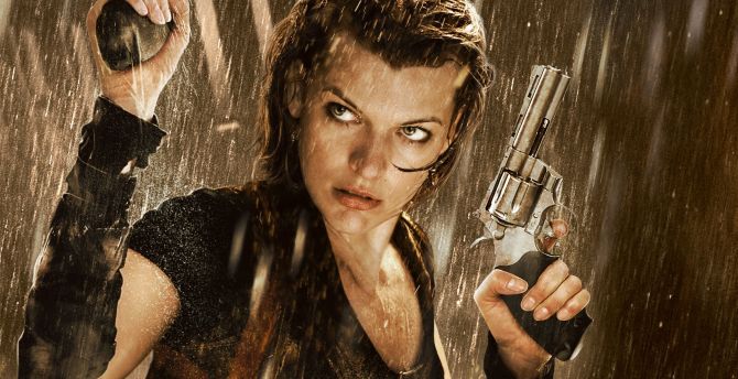 Resident Evil: Afterlife, Milla Jovovich, movie wallpaper