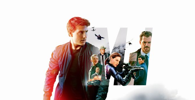 Mission: Impossible – Fallout, Tom Cruise, movie wallpaper