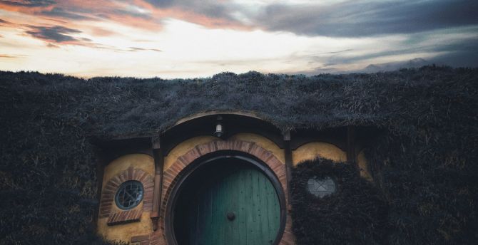 House, The Hobbit, movie set, New Zealand wallpaper