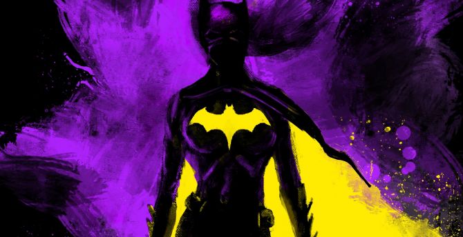 Batwoman, minimal, dark, art wallpaper