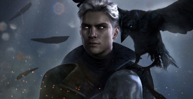 Vergil, Devil May Cry 5, video game wallpaper