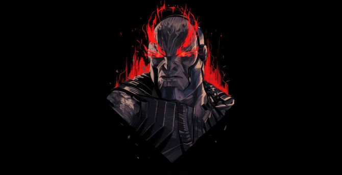 Darkseid, enemy of Justice League, dark wallpaper