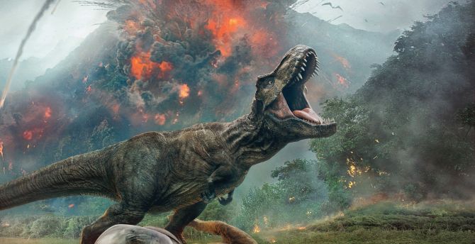 Jurassic World: Fallen Kingdom, 2018, Dinosaur, movie wallpaper