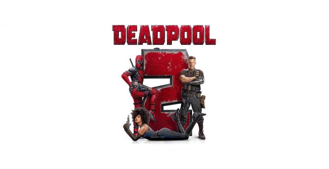 Deadpool 2, minimal, movie, 2018 wallpaper