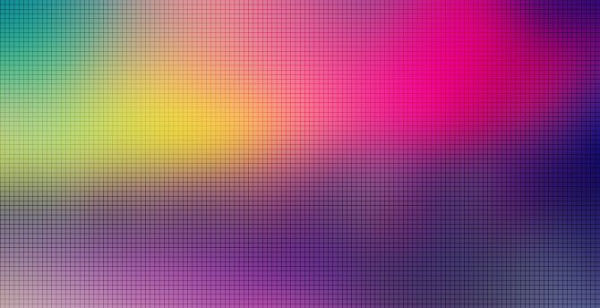 Colorful, grid, lines, gradient wallpaper