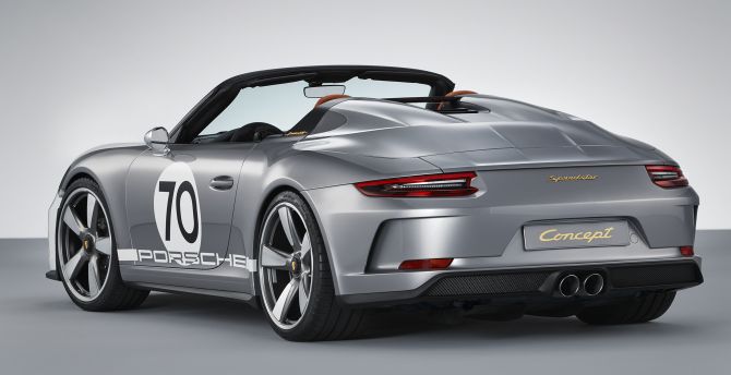 Convertible, Porsche 911 Speedster Concept, 2018 wallpaper