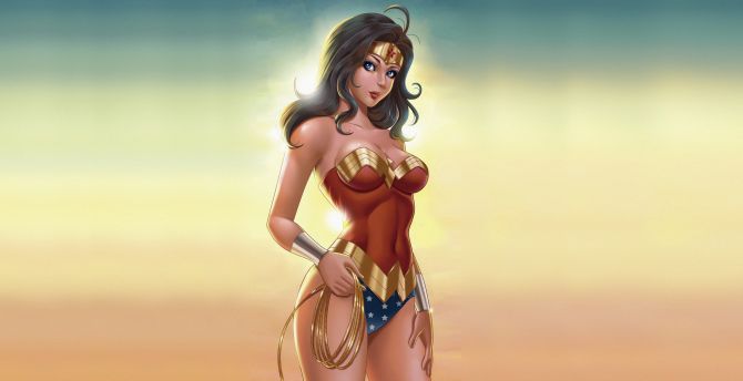 Cute and beautiful, Wonder Woman, Princess Dianna wallpaper