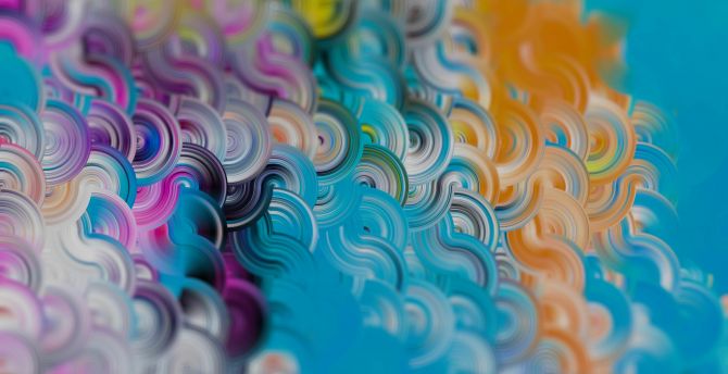 Abstract, pattern, colorful and wavy wallpaper