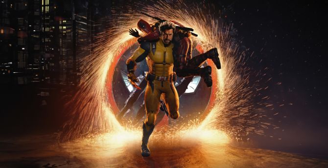 Deadpool and Wolverine, Deadpool 3 movie, 2023, portal wallpaper