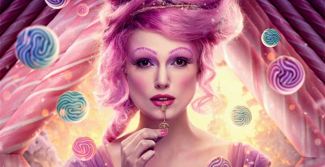 Movie, makeup, fairy, Keira Knightley, The Nutcracker and The Four Realms wallpaper