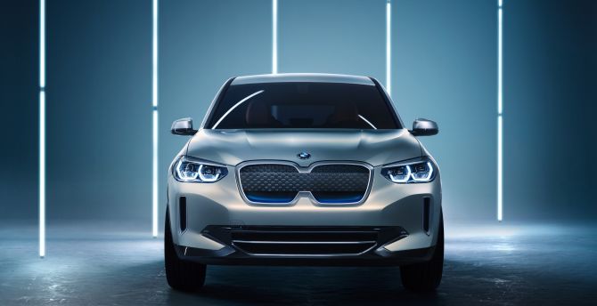 BMW Concept iX3, car, 2018 wallpaper
