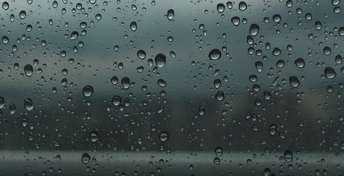 Water Drops, glass's wet surface wallpaper