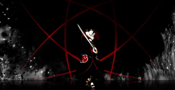 Naruto, dark, sasuke uchiha wallpaper