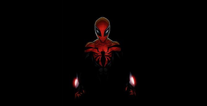 Amazing, spider-man, artwork, dark wallpaper