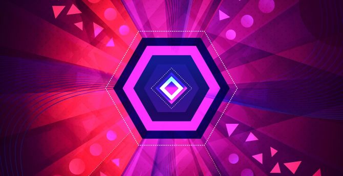 Abstract, lines, abstract, polygon wallpaper