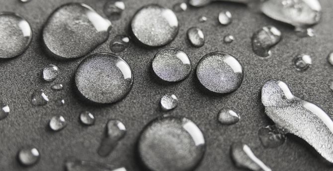 Close up, water drops, droplets wallpaper