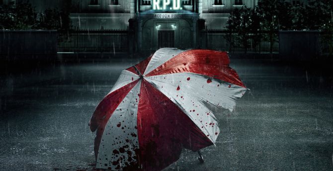 2021 movie, Resident Evil: Welcome to Raccoon City, Horror/Action movie wallpaper