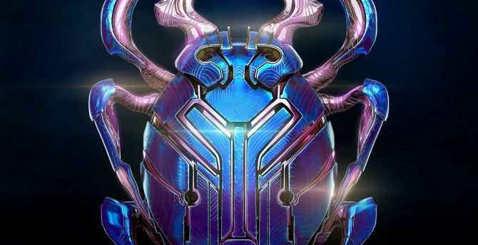 Blue Beetle, 2023 movie, poster wallpaper