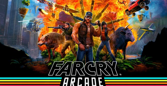Far Cry 5 arcade, video game, 2018 wallpaper