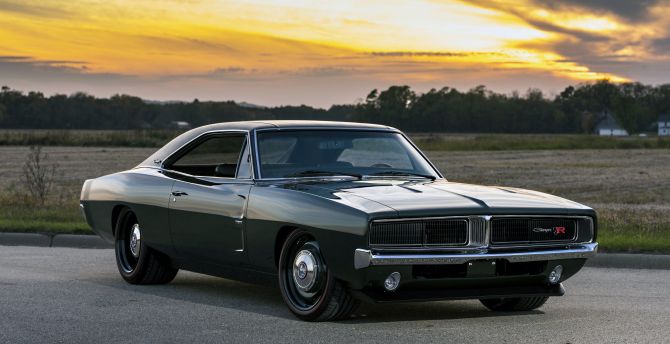 1969 Rngbrothers Dodge Charger Defector, classic, muscle, front, car wallpaper
