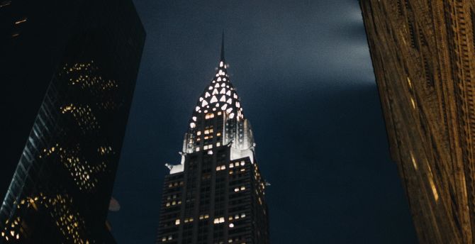 Empire State Buildings, cityscape, night wallpaper