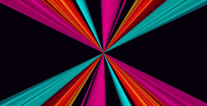 Ribbons, colorful, abstract wallpaper