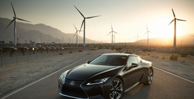Black Turbines Landscape Lexus Lc 500 Outdoor Wallpaper Hd Image Picture Background Fbbded Wallpapersmug