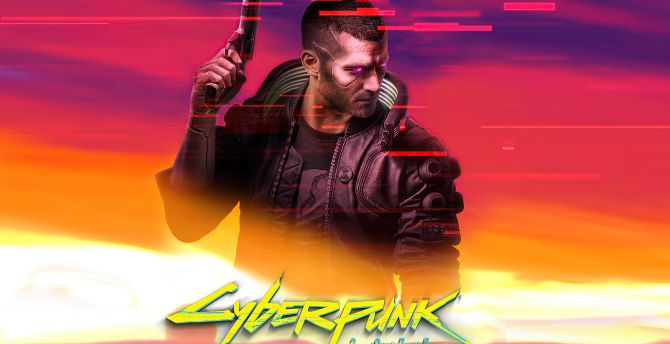 2020 game, fan art, poster, Cyberpunk 2077, game wallpaper