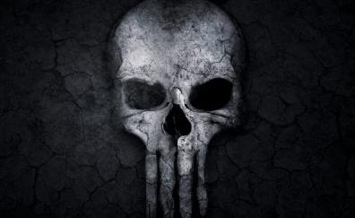 Dark, skull, logo, punisher