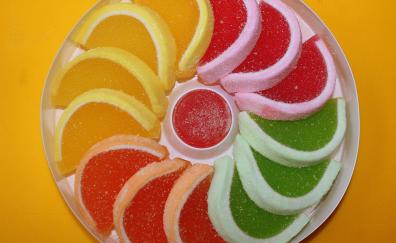 Sweets, colorful, jelly candies