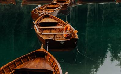 Boats, lake, water