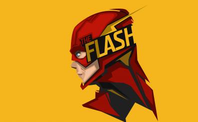 The Flash, minimal, artwork